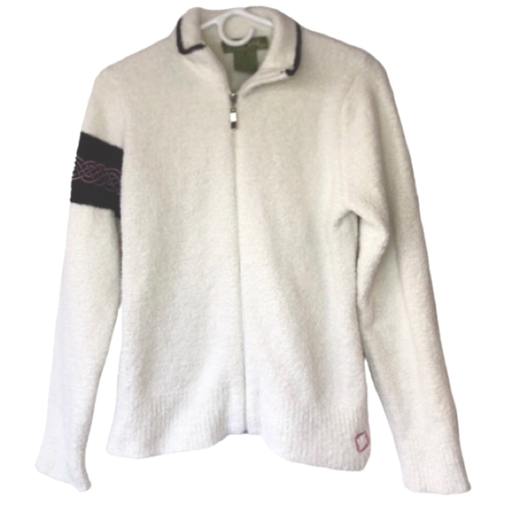 Julep Lounge Kashwere Zip Up Sweater Sweatshirt Woman's Size Medium